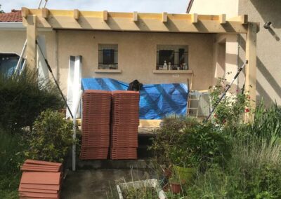 Maison ossature bois écoénergétique – construction durable et économique.