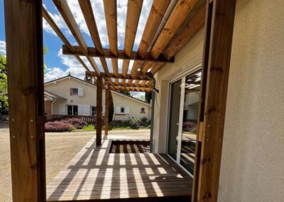 Terrasse en bois tendance réalisée sur mesure