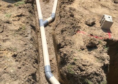 Finalisation gros chantier VRD pour 2 maisons – réseaux secs et humides.