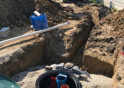 Installation de cuve extra plate avec platine – solution compacte et efficace